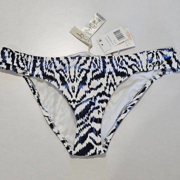 Jessica Simpson Surfers' Paradise Hipster Swim Bottoms Size Medium - Picture 2 of 8